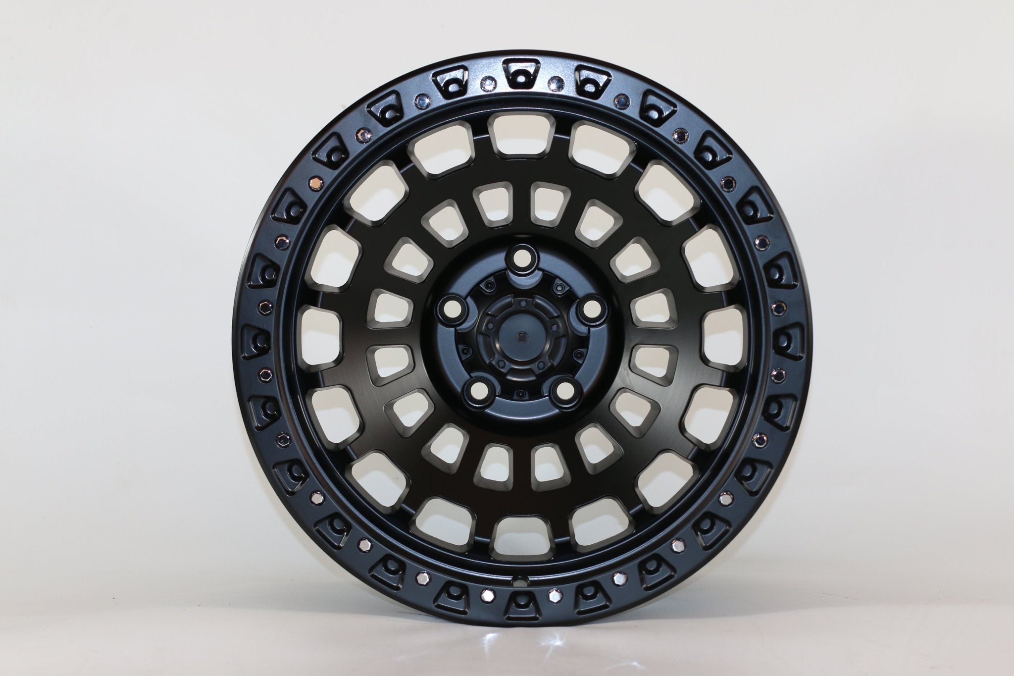 W966 IV - 692 Satin Black 17x9.0 ET - 12 CB71.56 5x127 - Gun Hill Tire House (WTW - WHOLESALE TIRES & WHEELS)