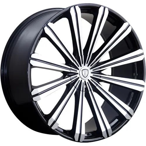 BORGHINI WHEEL B18 - M 22X9 ET +13 5x115/5x139.7 CB (78.1) N/A - Gun Hill Tire House (WTW - WHOLESALE TIRES & WHEELS)
