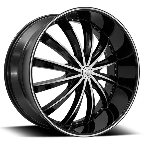 BORGHINI WHEEL B19 - M 24X9.5 ET +13 5x114.3/5x139.7 CB (78.1) N/A - Gun Hill Tire House (WTW - WHOLESALE TIRES & WHEELS)