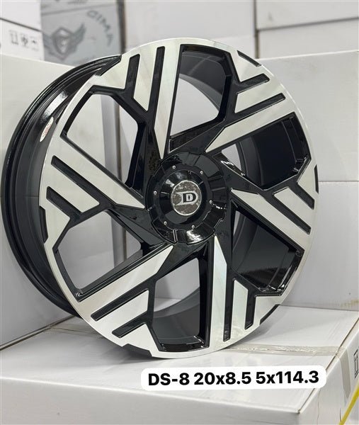 DRASTIC WHEEL DS8 - M 20X8.5 ET +35 5x114.3/5x120 CB (74.2) B+M - Gun Hill Tire House (WTW - WHOLESALE TIRES & WHEELS)