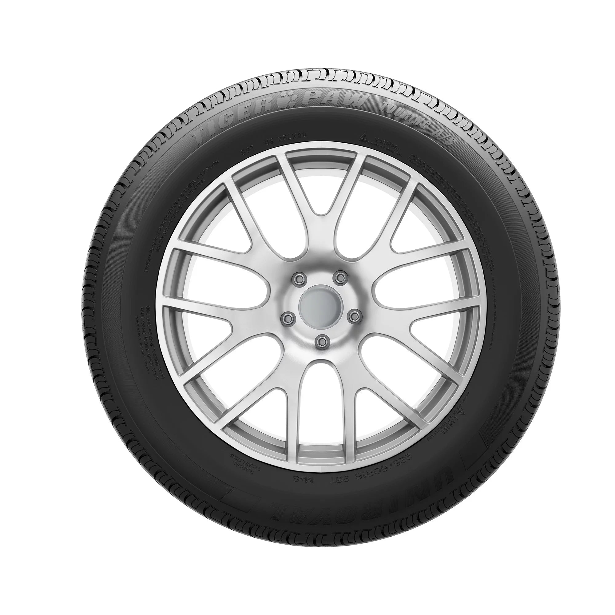 185/65R14 86H Uniroyal Tiger Paw Touring A/S DT All Season Passenger Tire - Gun Hill Tire House (WTW - WHOLESALE TIRES & WHEELS)