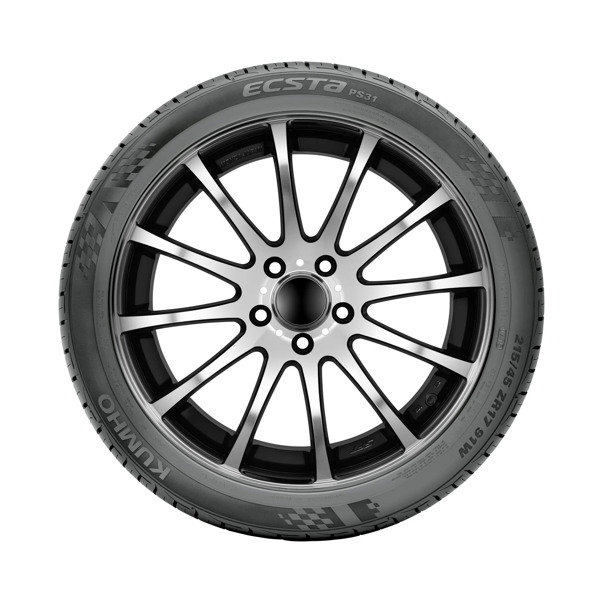 225/50ZR18 Kumho Ecsta PS31 UHP Summer 95W Passenger Tire - Gun Hill Tire House (WTW - WHOLESALE TIRES & WHEELS)