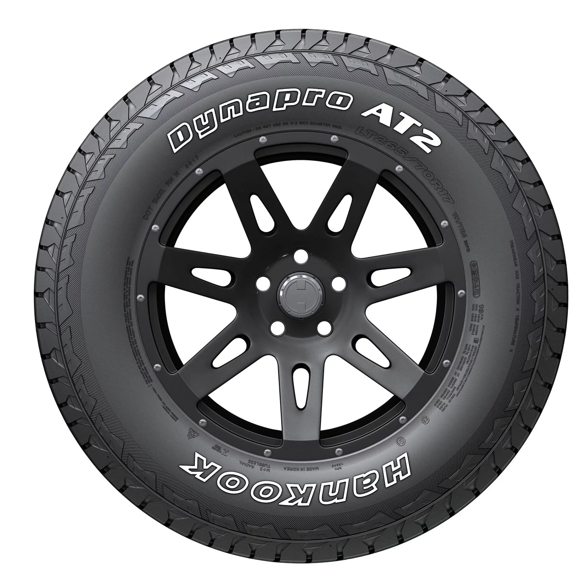 LT255/75R17 Hankook Dynapro AT2 (RF11) All Terrain 111/108S C Light Truck Tire - Gun Hill Tire House (WTW - WHOLESALE TIRES & WHEELS)