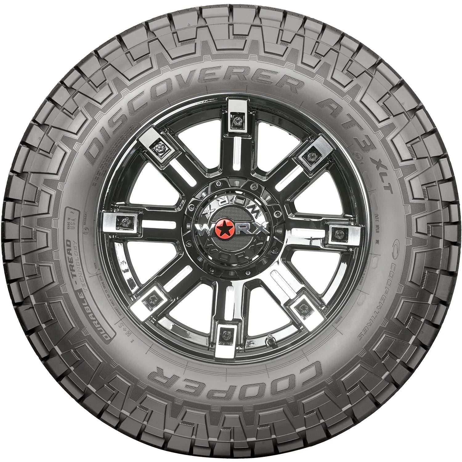 LT265/60R20 Cooper Discoverer AT3 XLT All Terrain 121/118R E Light Truck Tire - Gun Hill Tire House (WTW - WHOLESALE TIRES & WHEELS)