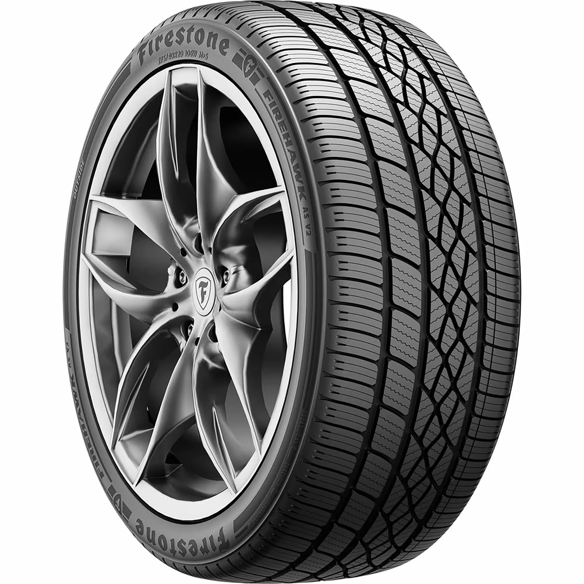 245/45R18 Firestone Firehawk A/S V2 All Season 100W XL Passenger Tire - Gun Hill Tire House (WTW - WHOLESALE TIRES & WHEELS)