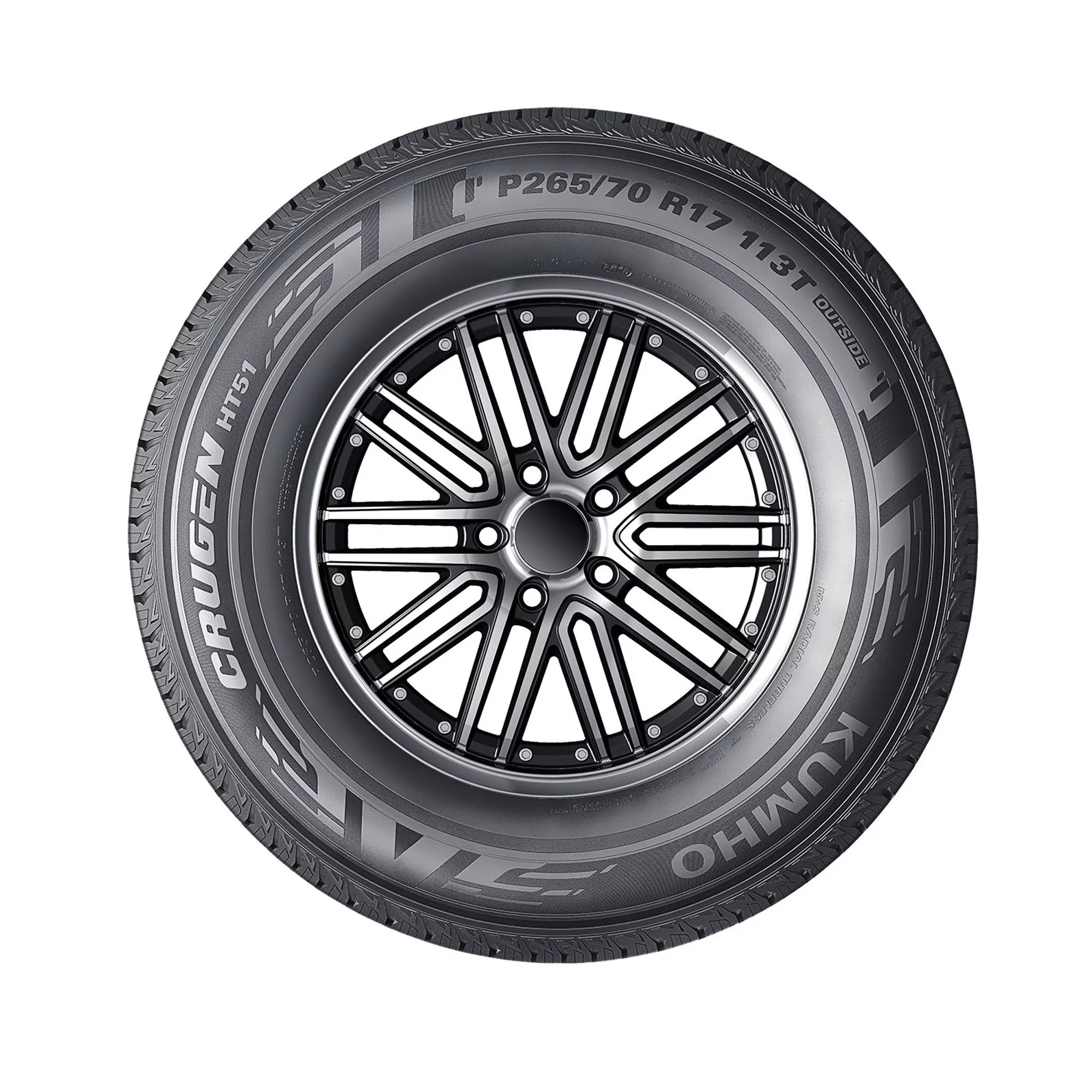 215/65R16XL Kumho Crugen HT51 102T BW All Season - Gun Hill Tire House (WTW - WHOLESALE TIRES & WHEELS)