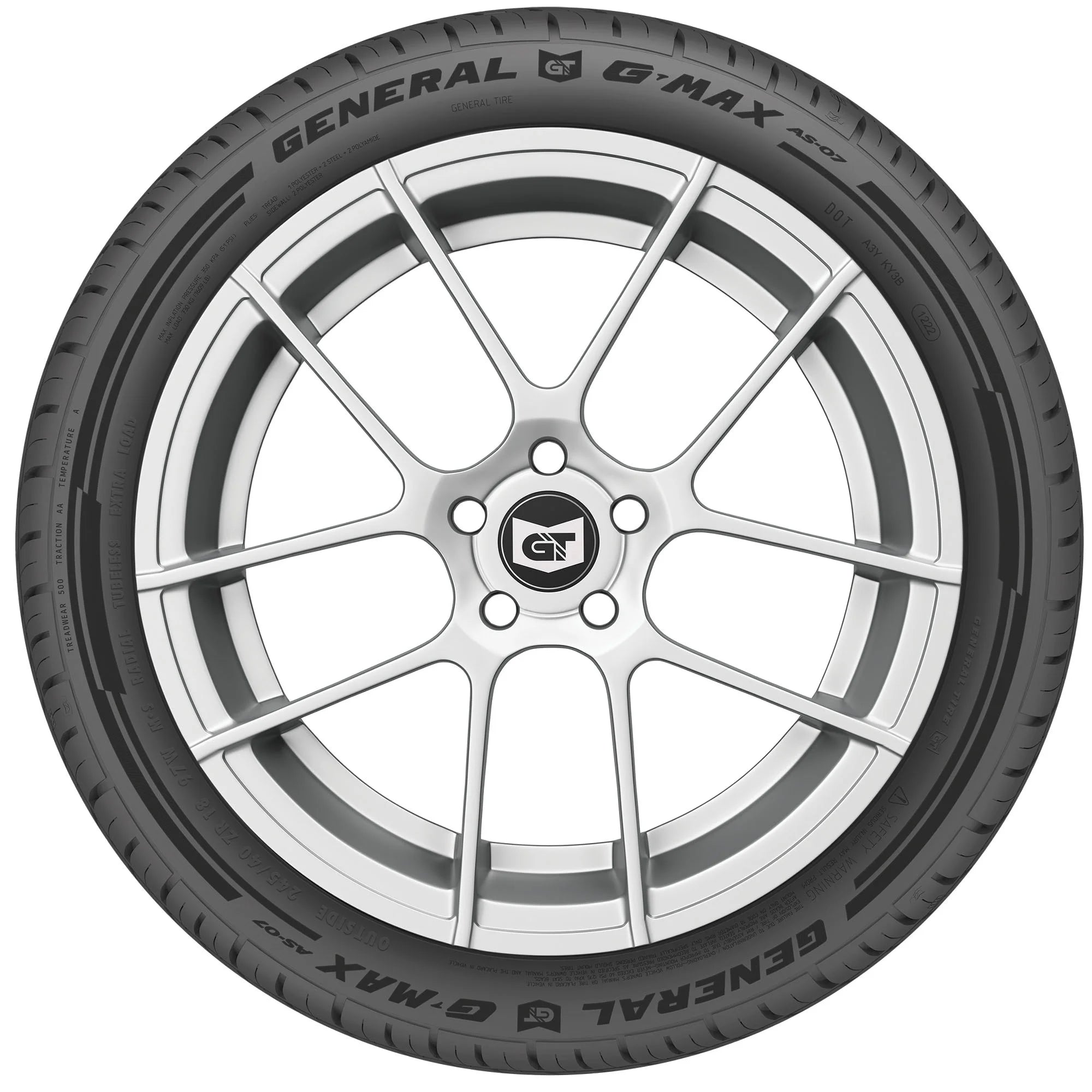 295/45R20 General G - Max AS - 07 UHP All Season 114V XL Passenger Tire - Gun Hill Tire House (WTW - WHOLESALE TIRES & WHEELS)
