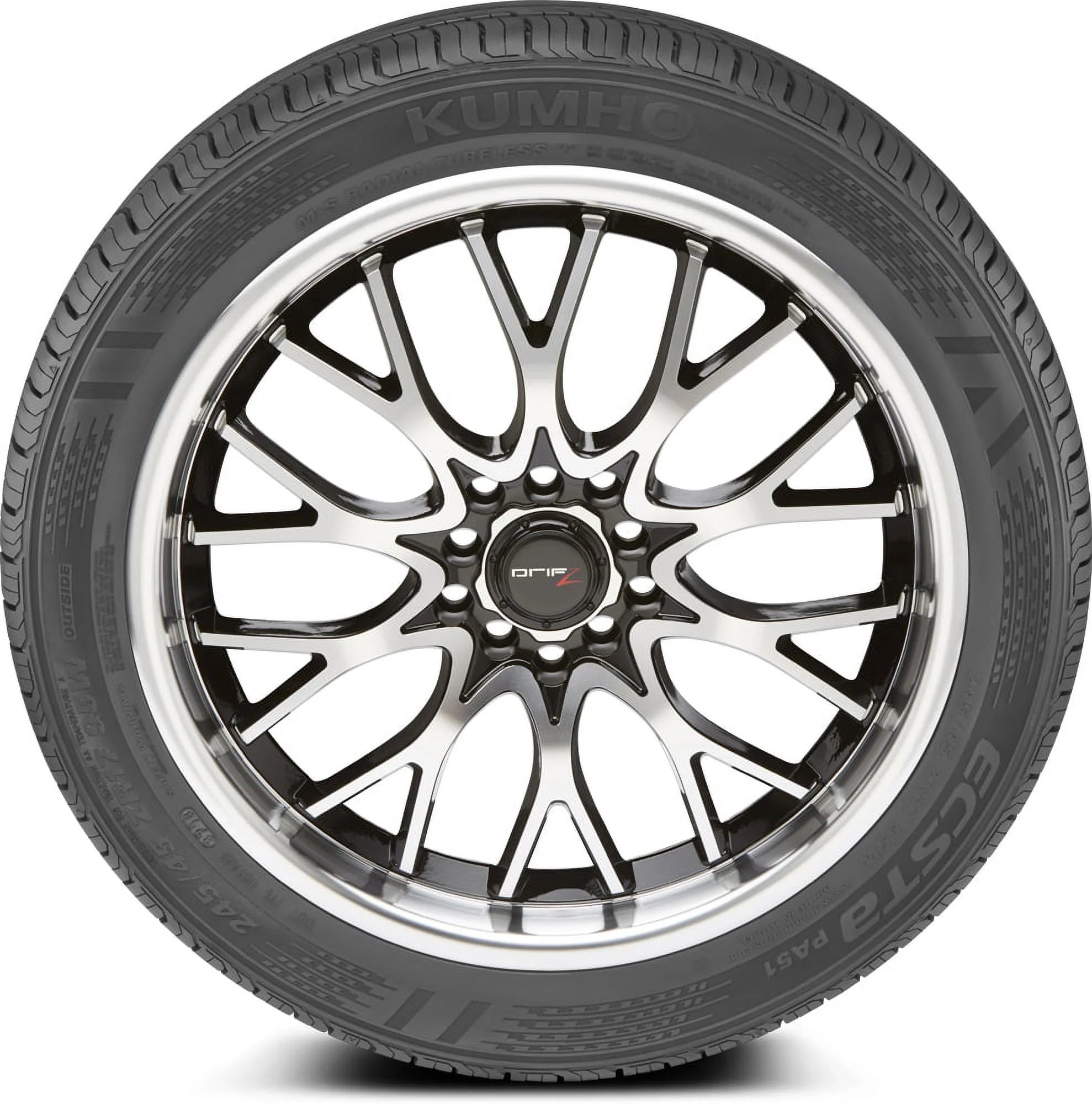235/45R17XL Kumho Ecsta PA51 97W BW All Season Tire - Gun Hill Tire House (WTW - WHOLESALE TIRES & WHEELS)
