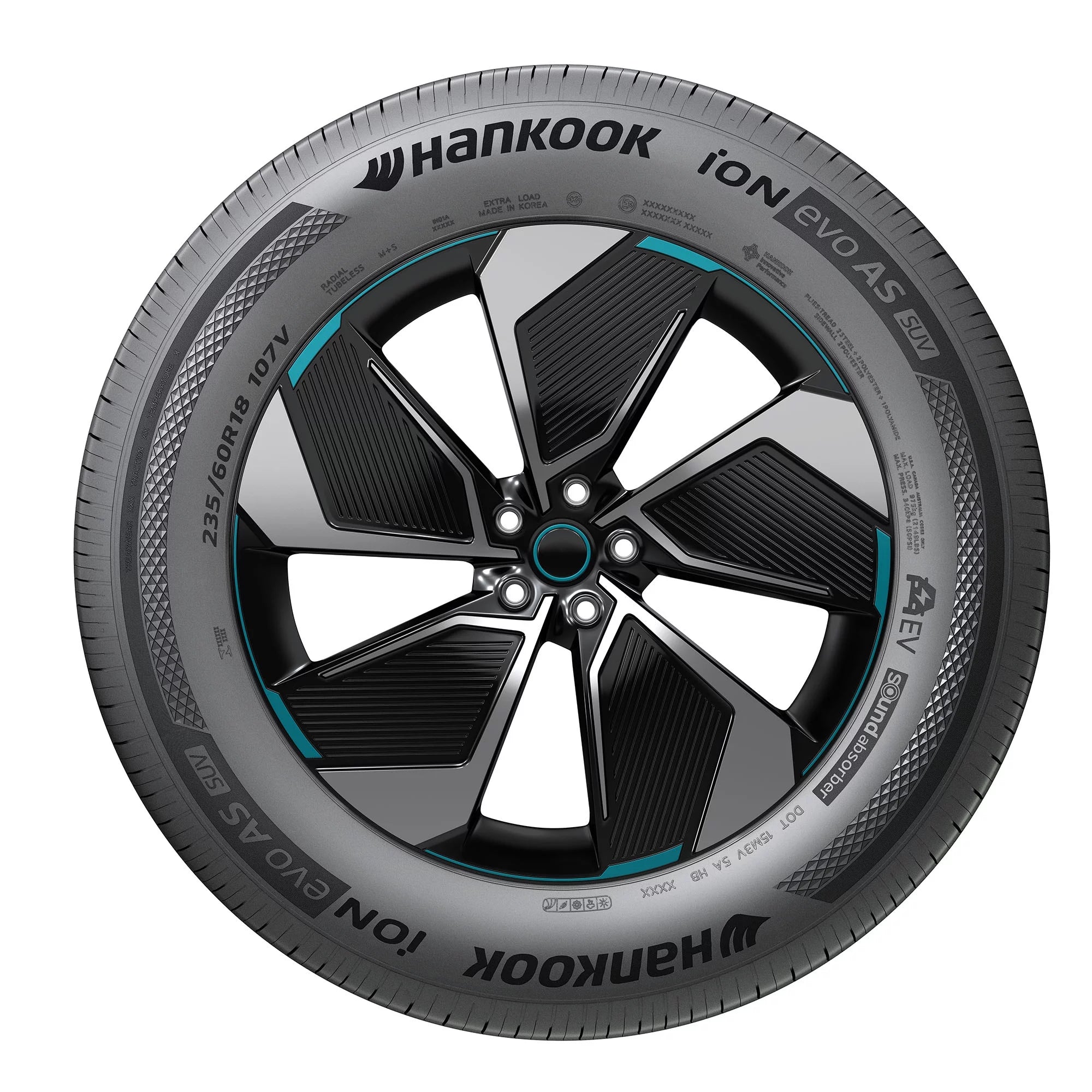 255/45R19 Hankook Ion Evo as SUV IH01A All Season 104W XL Passenger Tire - Gun Hill Tire House (WTW - WHOLESALE TIRES & WHEELS)