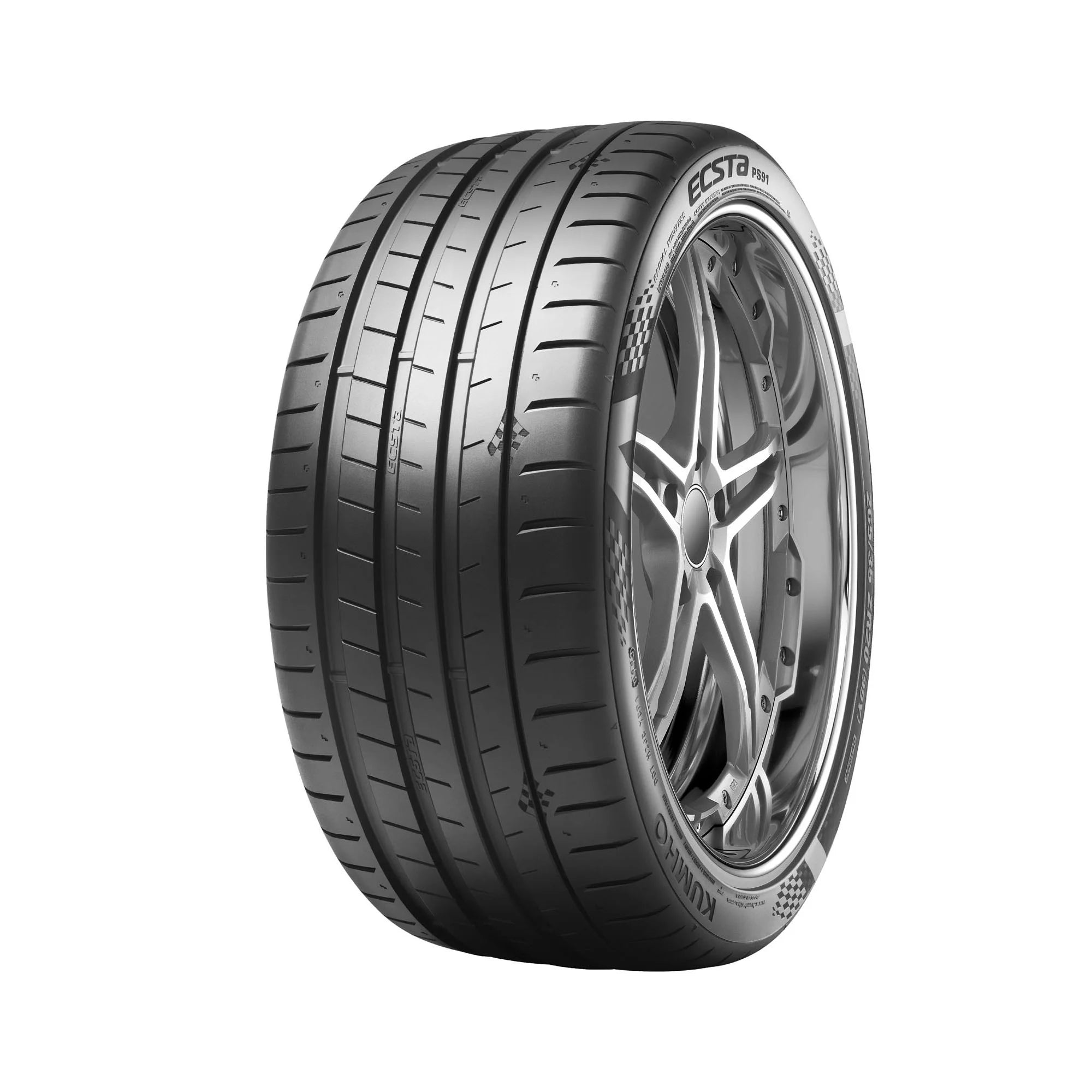245/45ZR18 Kumho Ecsta PS91 UHP Summer (100Y) XL Passenger Tire - Gun Hill Tire House (WTW - WHOLESALE TIRES & WHEELS)