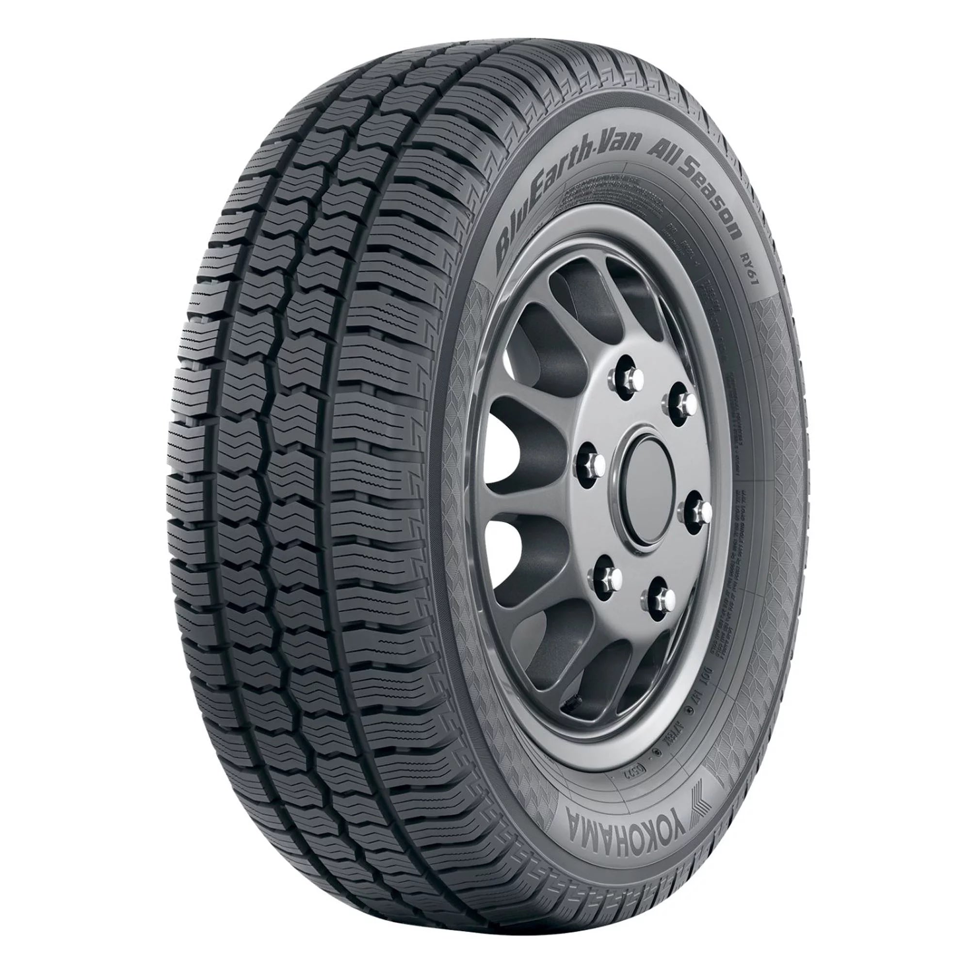 195/70R15C/8 Yokohama Bluearth - Van All Season RY61 104/102T BW All Season Tire - Gun Hill Tire House (WTW - WHOLESALE TIRES & WHEELS)