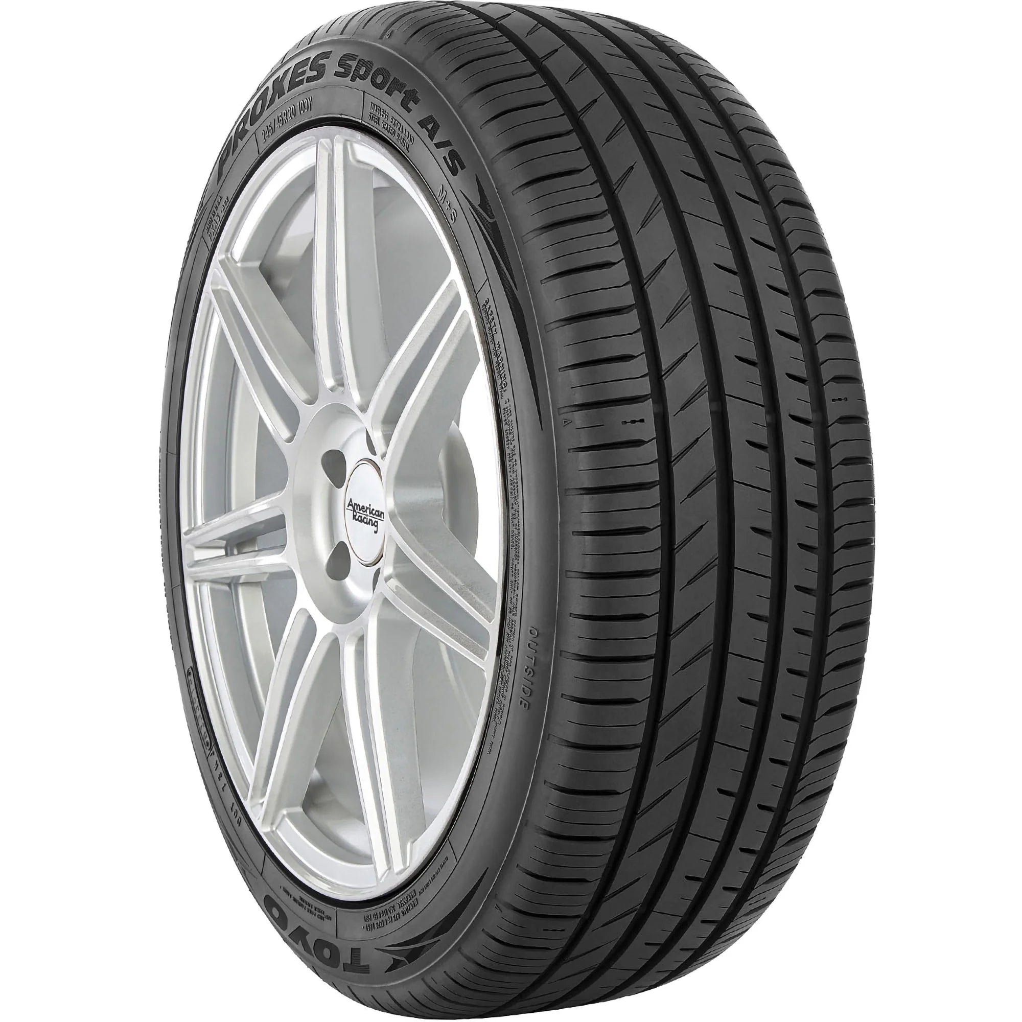 245/45R18 Toyo Proxes Sport A/S UHP All Season 100Y XL Passenger Tire - Gun Hill Tire House (WTW - WHOLESALE TIRES & WHEELS)