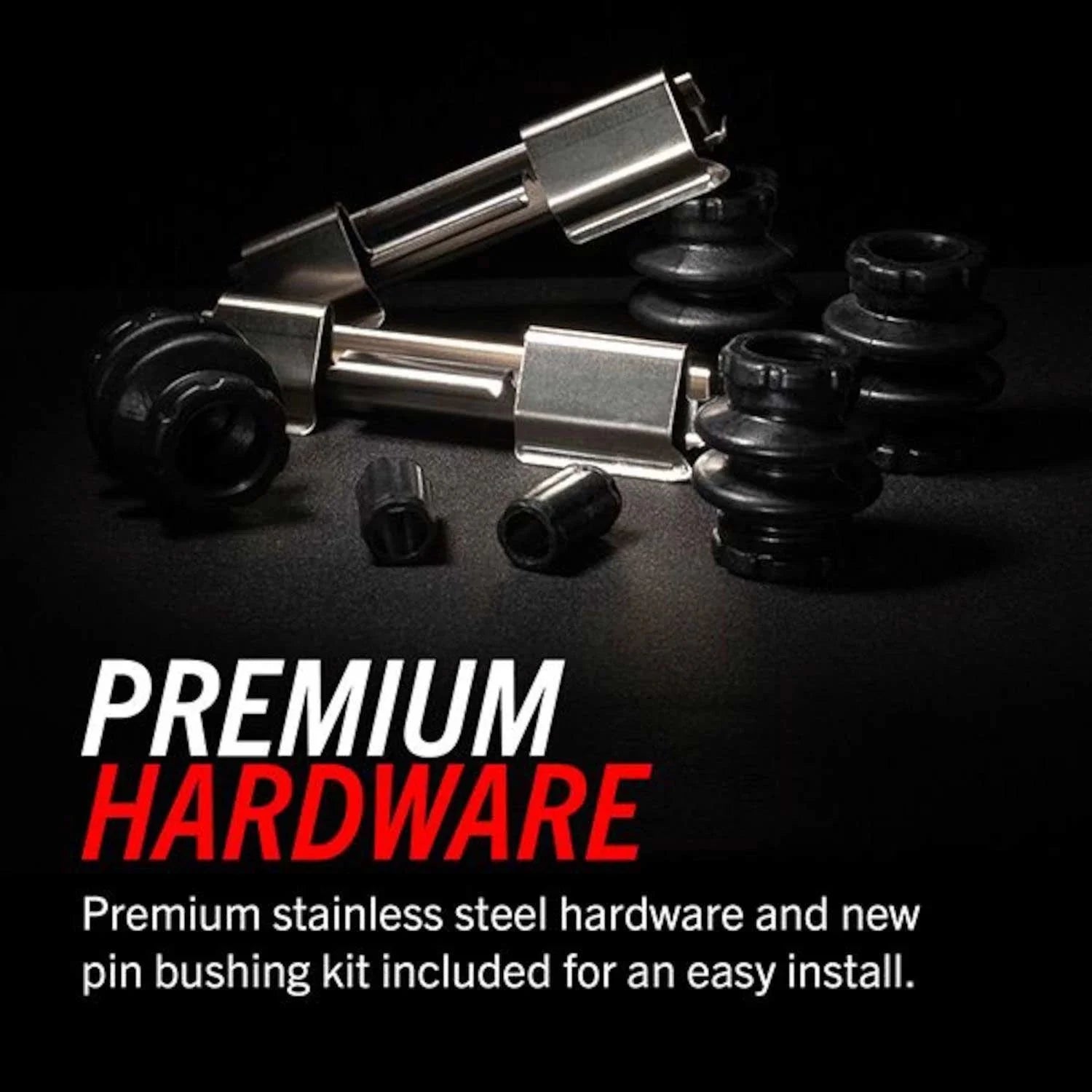 Rear Z17 Evolution Ceramic Brake Pads with Hardware 17 - 1212 - Gun Hill Tire House (WTW - WHOLESALE TIRES & WHEELS)