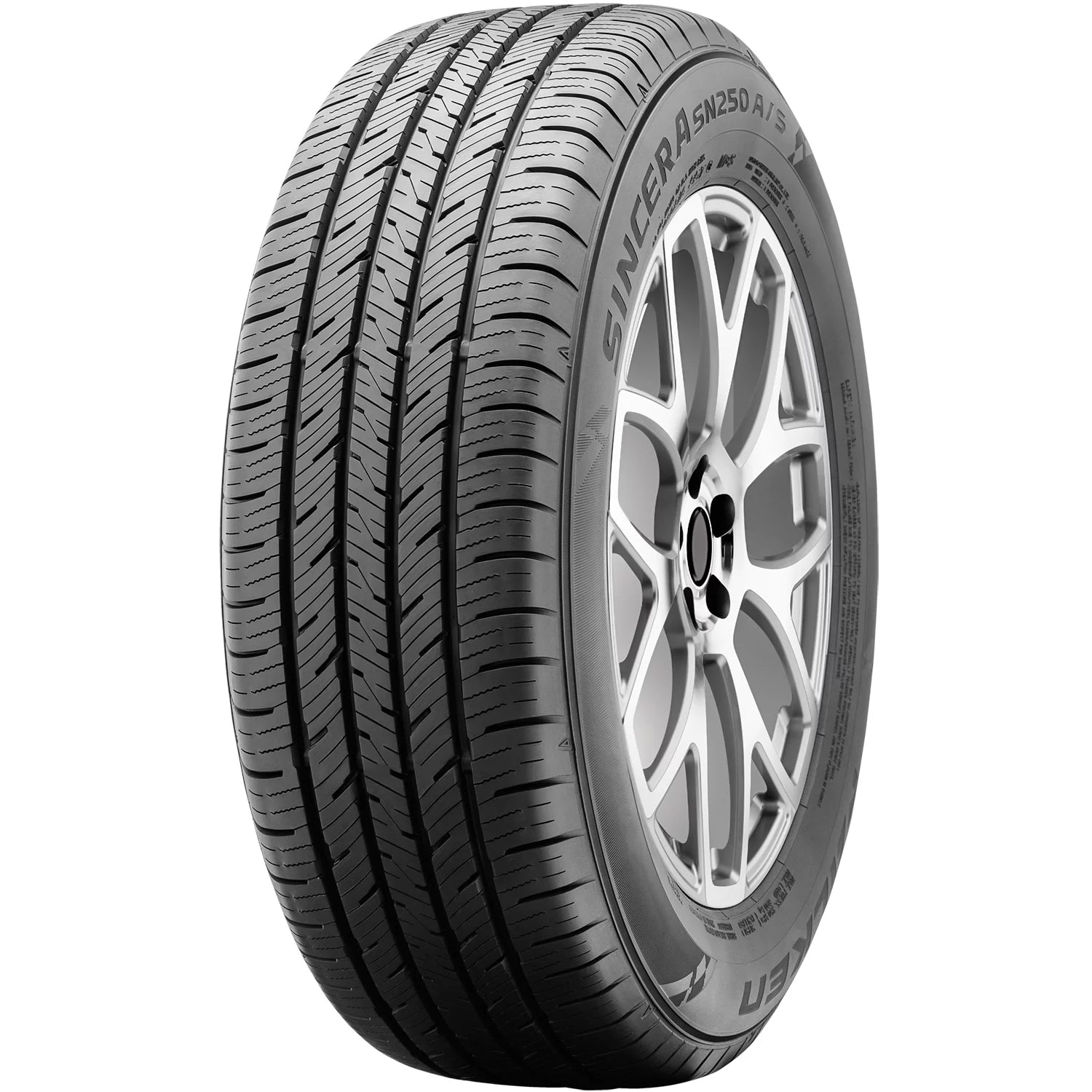 215/45R17 Falken Sincera SN250 A/S 87V BW All - Season Tire - Gun Hill Tire House (WTW - WHOLESALE TIRES & WHEELS)