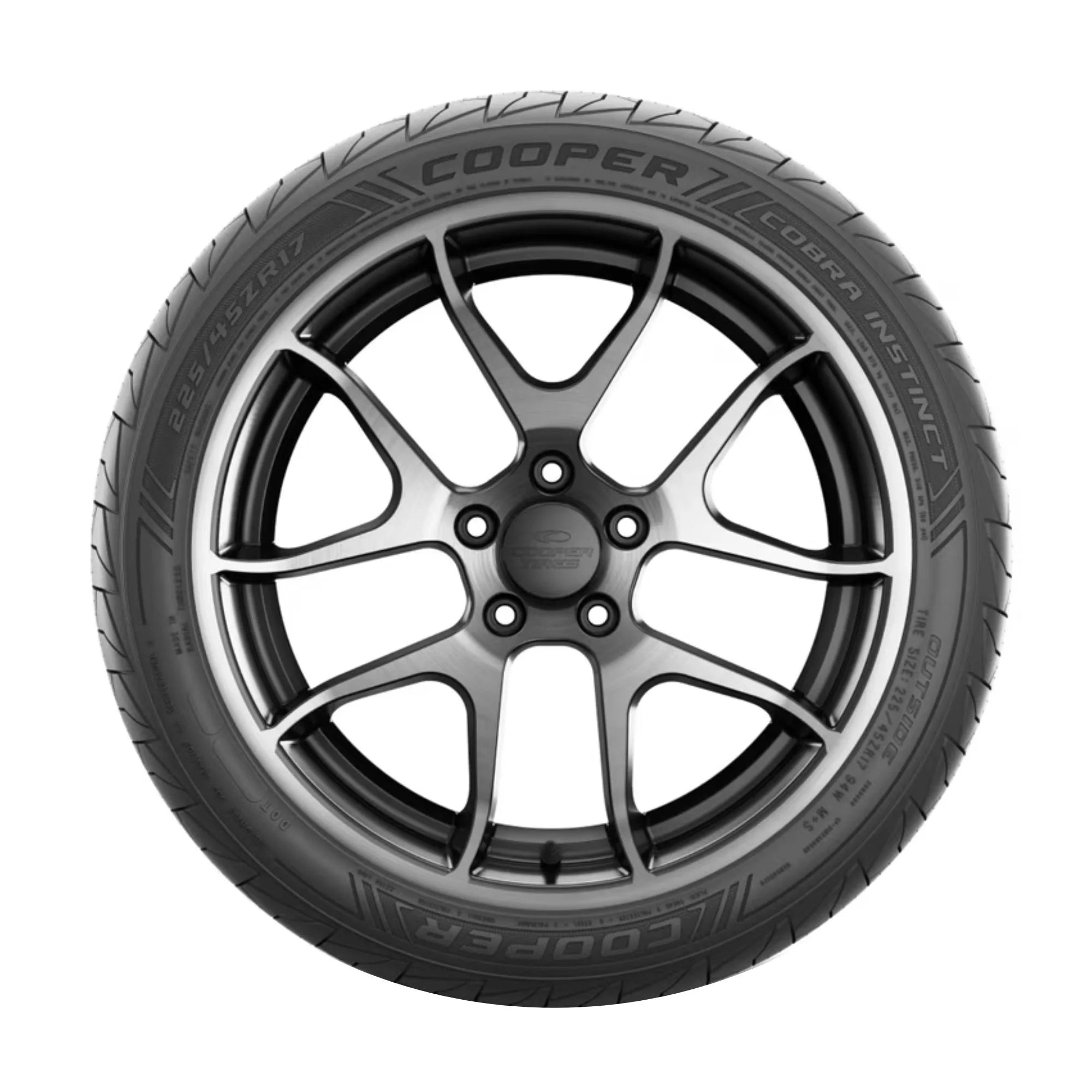 215/45ZR17 Cooper Cobra Instinct All Season 91W XL Passenger Tire - Gun Hill Tire House (WTW - WHOLESALE TIRES & WHEELS)