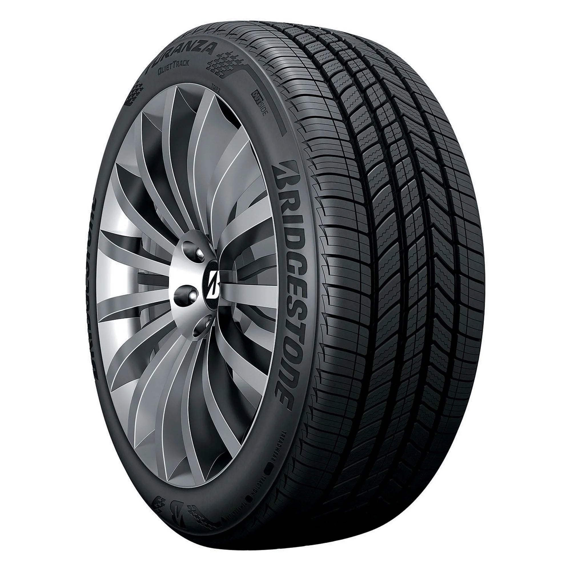 205/50R17 Bridgestone Turanza Quiettrack All Season 93V XL Passenger Tire - Gun Hill Tire House (WTW - WHOLESALE TIRES & WHEELS)