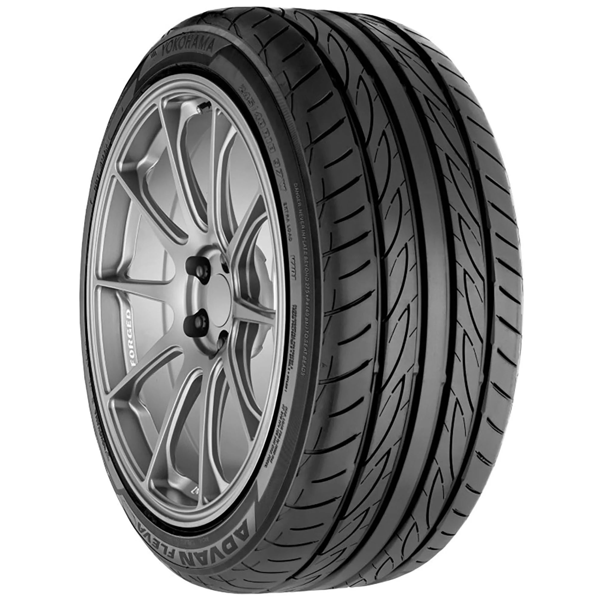 215/45R17 Yokohama Advan Fleva V701 91W XL High Performance Tire - Gun Hill Tire House (WTW - WHOLESALE TIRES & WHEELS)