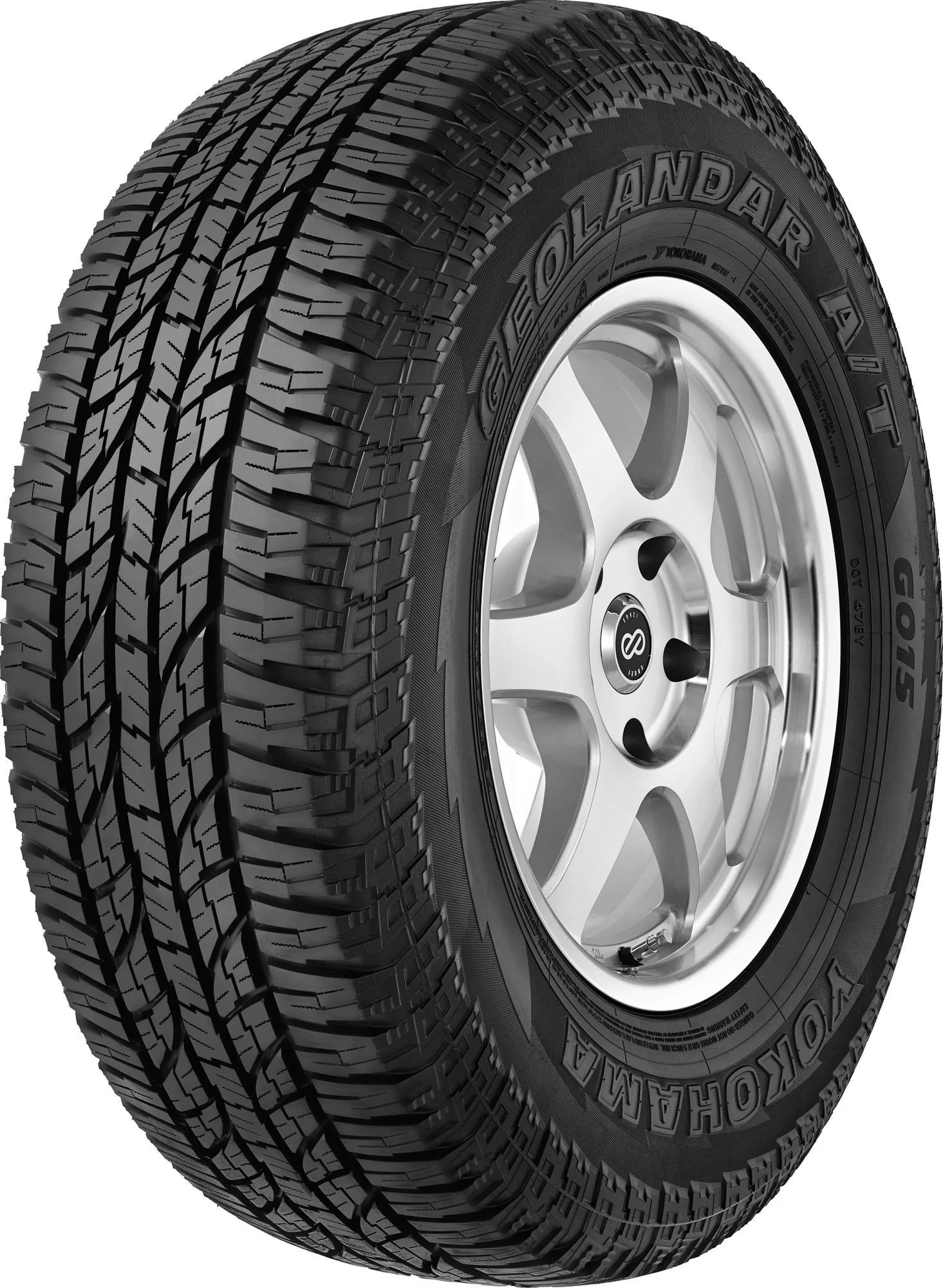 215/60R16 Yokohama Geolandar A/T G015 95H BW All Weather Tire - Gun Hill Tire House (WTW - WHOLESALE TIRES & WHEELS)