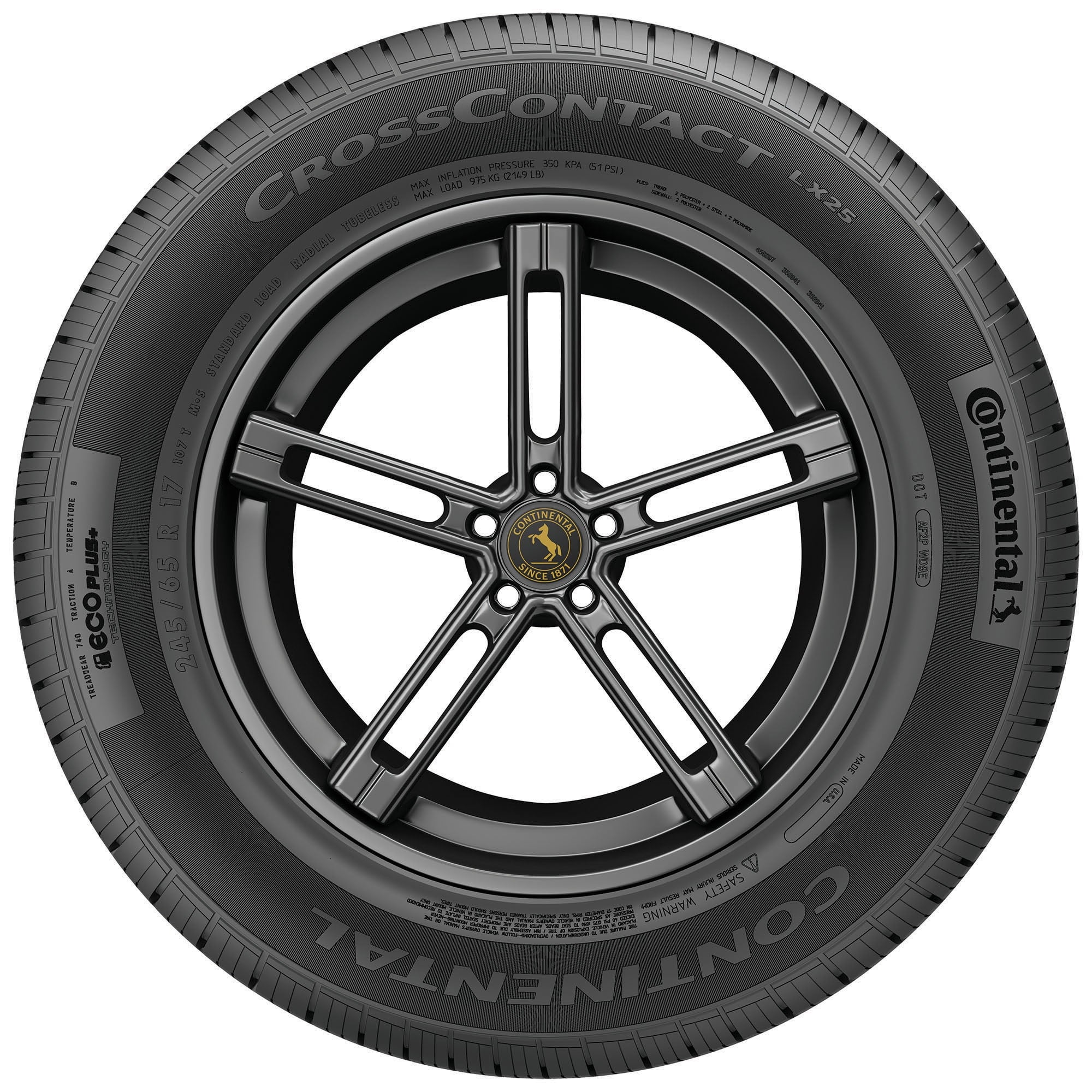 235/50R19 Continental Crosscontact LX25 All Season 99H Suv/Crossover Tire - Gun Hill Tire House (WTW - WHOLESALE TIRES & WHEELS)