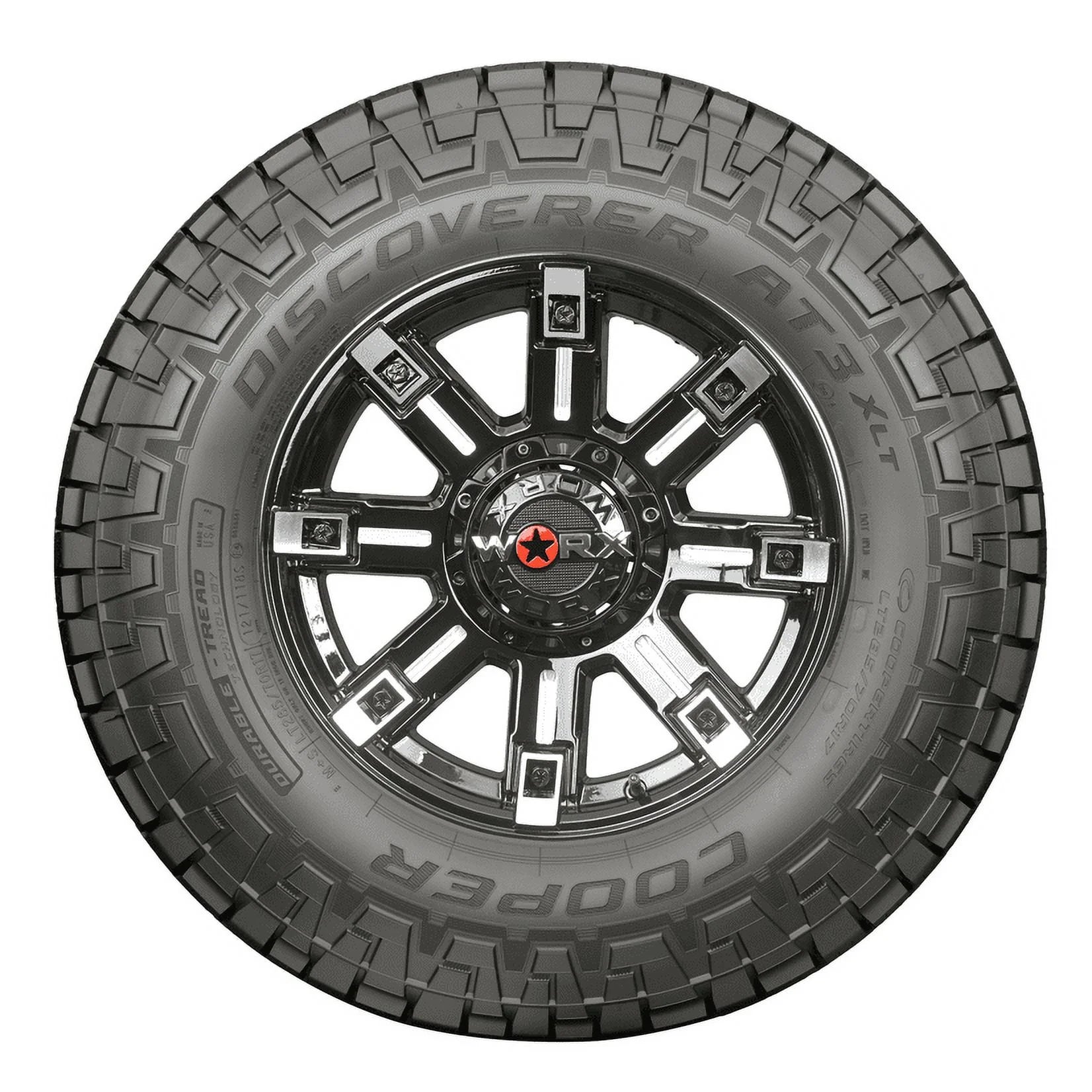 LT285/75R18 Cooper Discoverer AT3 XLT All Terrain 129/126S E Light Truck Tire - Gun Hill Tire House (WTW - WHOLESALE TIRES & WHEELS)