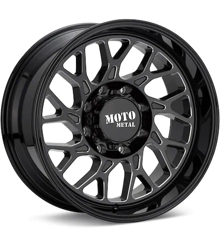 MOTO METAL MO805 PREDATOR BLACK W/RED ACCENT - Gun Hill Tire House (WTW - WHOLESALE TIRES & WHEELS)