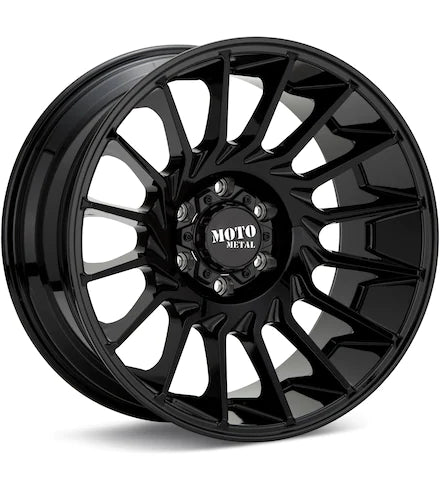 MOTO METAL MO807 SHOCKWAVE MACHINED W/GLOSS BLACK ACCENT - Gun Hill Tire House (WTW - WHOLESALE TIRES & WHEELS)