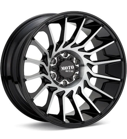 MOTO METAL MO807 SHOCKWAVE GLOSS BLACK PAINTED - Gun Hill Tire House (WTW - WHOLESALE TIRES & WHEELS)