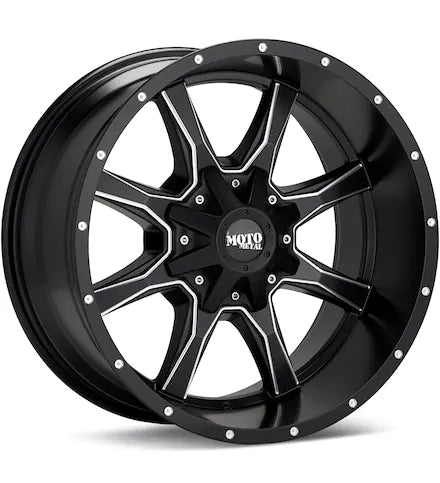 MOTO METAL MO970 MACHINED W/BLACK ACCENT - Gun Hill Tire House (WTW - WHOLESALE TIRES & WHEELS)