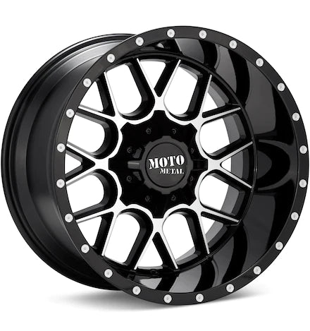 MOTO METAL MO986 SIEGE GLOSS BLACK PAINTED - Gun Hill Tire House (WTW - WHOLESALE TIRES & WHEELS)