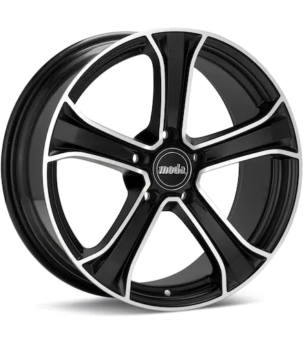MODA MD14 MACHINED W/ANTHRACITE ACCENT - Gun Hill Tire House (WTW - WHOLESALE TIRES & WHEELS)