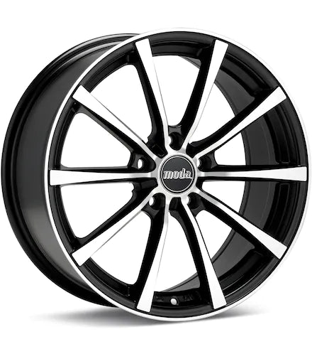 MODA MD18 MACHINED W/BLACK ACCENT - Gun Hill Tire House (WTW - WHOLESALE TIRES & WHEELS)