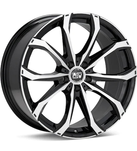MSW TYPE 48 BLACK PAINTED - Gun Hill Tire House (WTW - WHOLESALE TIRES & WHEELS)