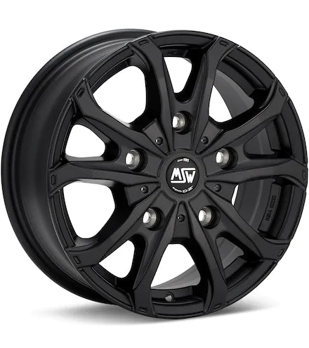 MSW TYPE 48 VAN BLACK PAINTED - Gun Hill Tire House (WTW - WHOLESALE TIRES & WHEELS)