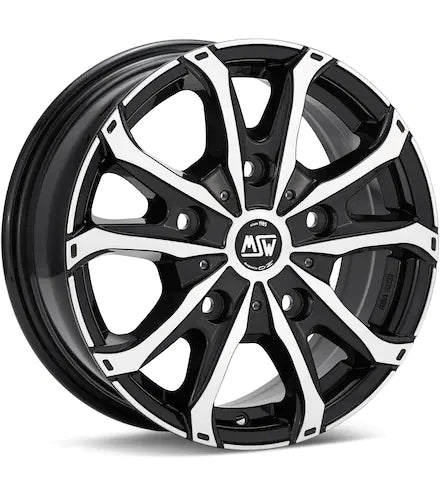 MSW TYPE 48 VAN BLACK PAINTED - Gun Hill Tire House (WTW - WHOLESALE TIRES & WHEELS)