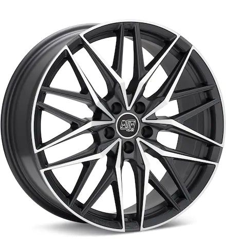 MSW TYPE 50 GLOSS BLACK PAINTED - Gun Hill Tire House (WTW - WHOLESALE TIRES & WHEELS)