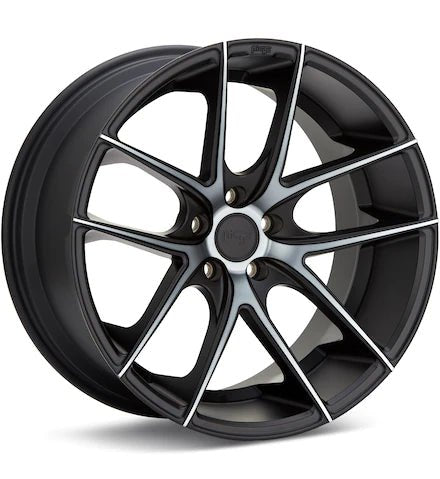 NICHE ROAD WHEELS TARGA SILVER MACHINED W/CLEARCOAT - Gun Hill Tire House (WTW - WHOLESALE TIRES & WHEELS)