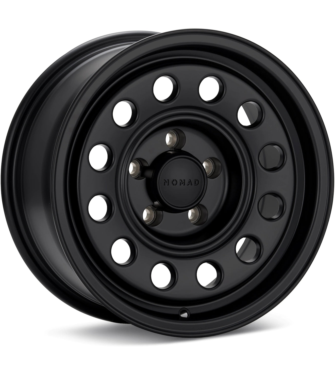 NOMAD CONVOY 15 SATIN BLACK PAINTED - Gun Hill Tire House (WTW - WHOLESALE TIRES & WHEELS)