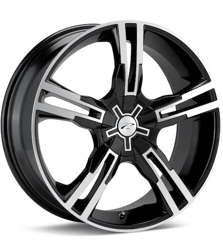 PLATINUM SABER MACHINED W/BLACK ACCENT - Gun Hill Tire House (WTW - WHOLESALE TIRES & WHEELS)