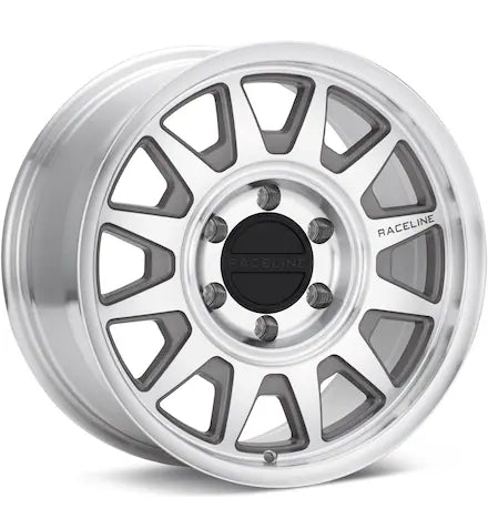 RACELINE AERO HD SILVER MACHINED W/CLEARCOAT - Gun Hill Tire House (WTW - WHOLESALE TIRES & WHEELS)