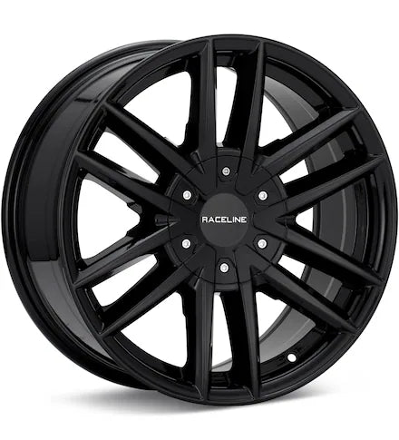 RACELINE IMPULSE GLOSS BLACK PAINTED - Gun Hill Tire House (WTW - WHOLESALE TIRES & WHEELS)