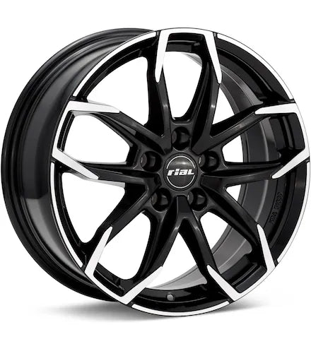 RIAL LUCCA MACHINED W/BLACK ACCENT - Gun Hill Tire House (WTW - WHOLESALE TIRES & WHEELS)