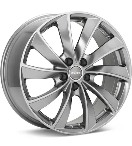 RIAL LUGANO OE CAP BLACK PAINTED - Gun Hill Tire House (WTW - WHOLESALE TIRES & WHEELS)
