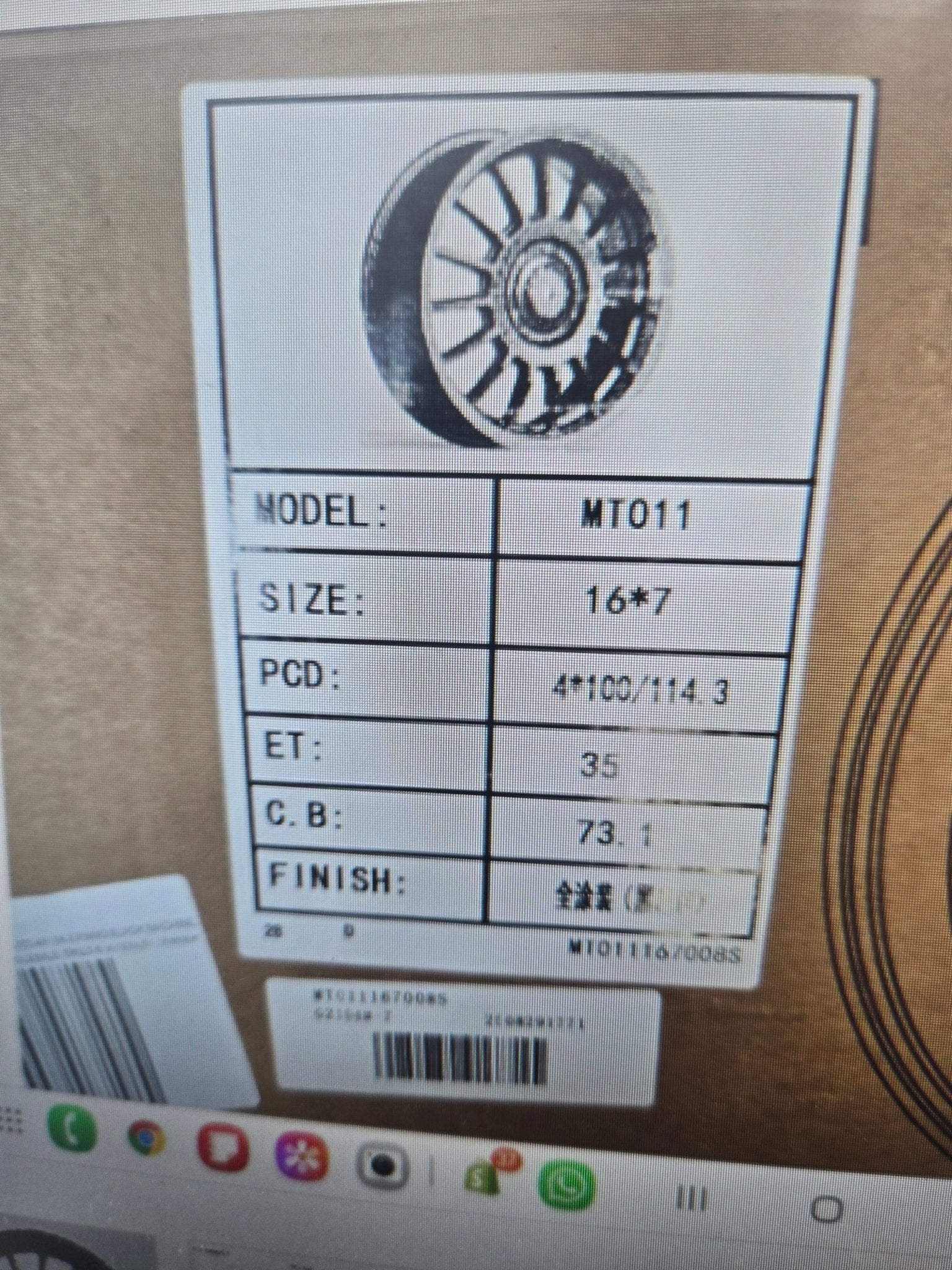 MT - 011 SUPERTOURISMO STYLE 16X7.0 4X100 4X114.3 WHITE - Gun Hill Tire House (WTW - WHOLESALE TIRES & WHEELS)
