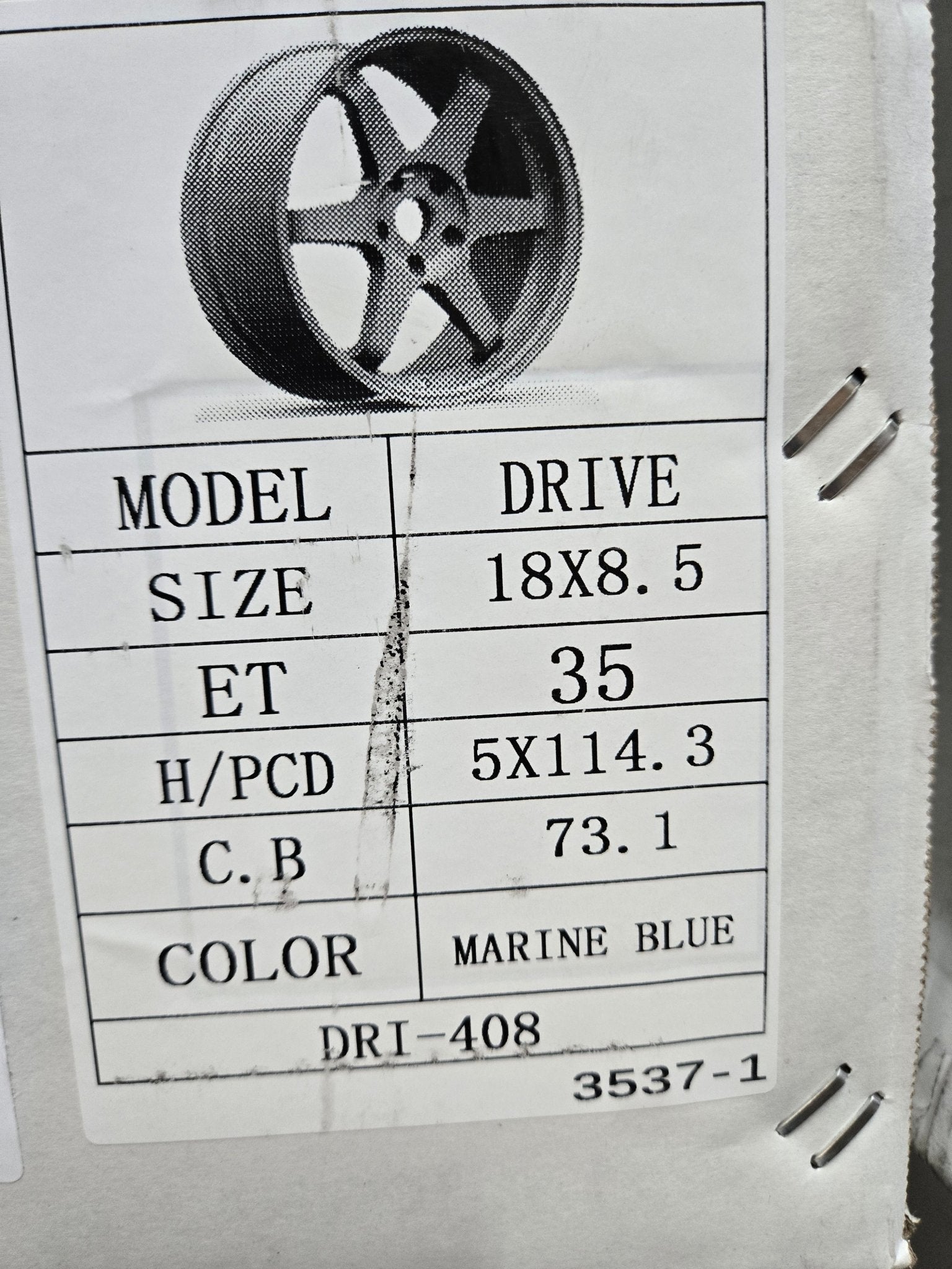 TRAKLITE DRIVE 18X8.5 5X114.3 MATTE MARINE BLUE - Gun Hill Tire House (WTW - WHOLESALE TIRES & WHEELS)