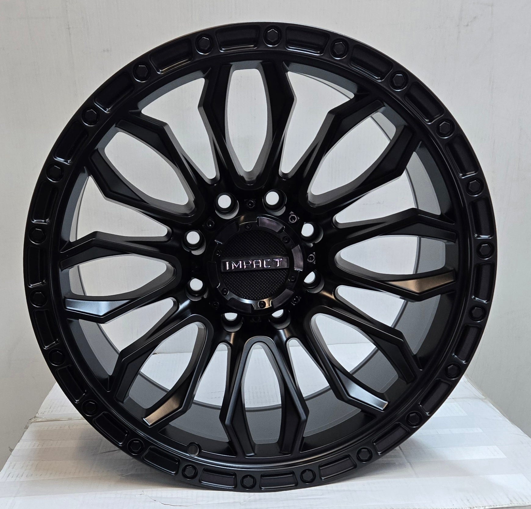 IMPAT 910SB 6143 20x10 8x165 MATTE BLACK - Gun Hill Tire House (WTW - WHOLESALE TIRES & WHEELS)