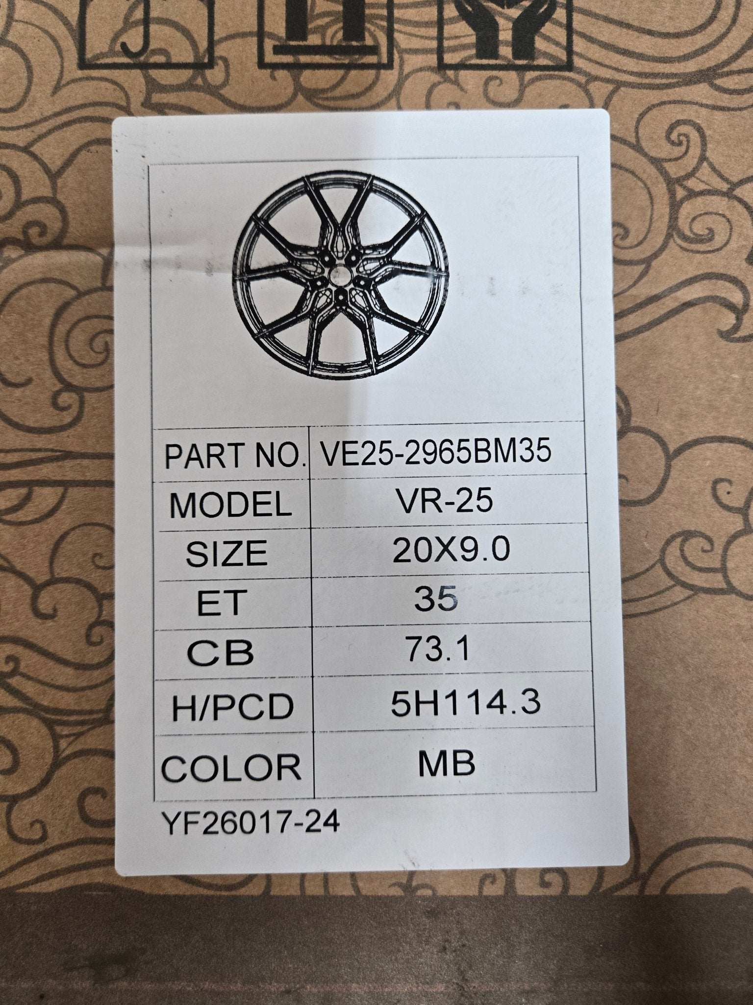 VELARO VR - 25 20X9.0 5X114.3 GLOSS BLACK AND MACHINED SPOKES - Gun Hill Tire House (WTW - WHOLESALE TIRES & WHEELS)