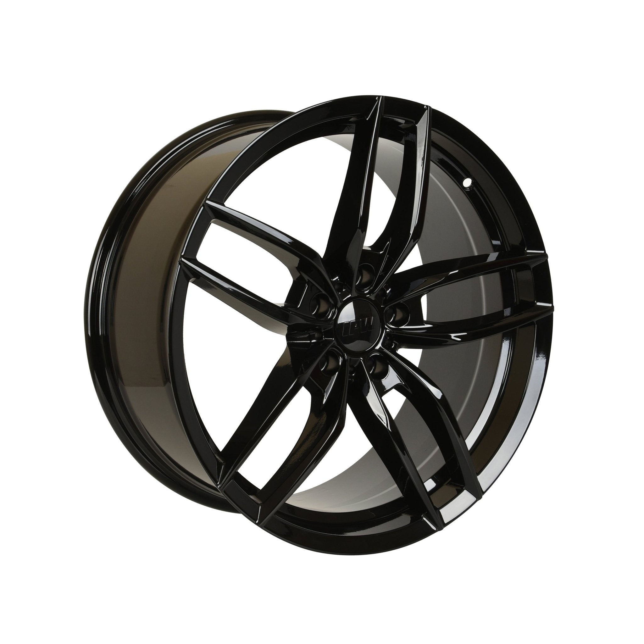 W524 20X8.5 5X114.3 GLOSS BLACK - Gun Hill Tire House (WTW - WHOLESALE TIRES & WHEELS)