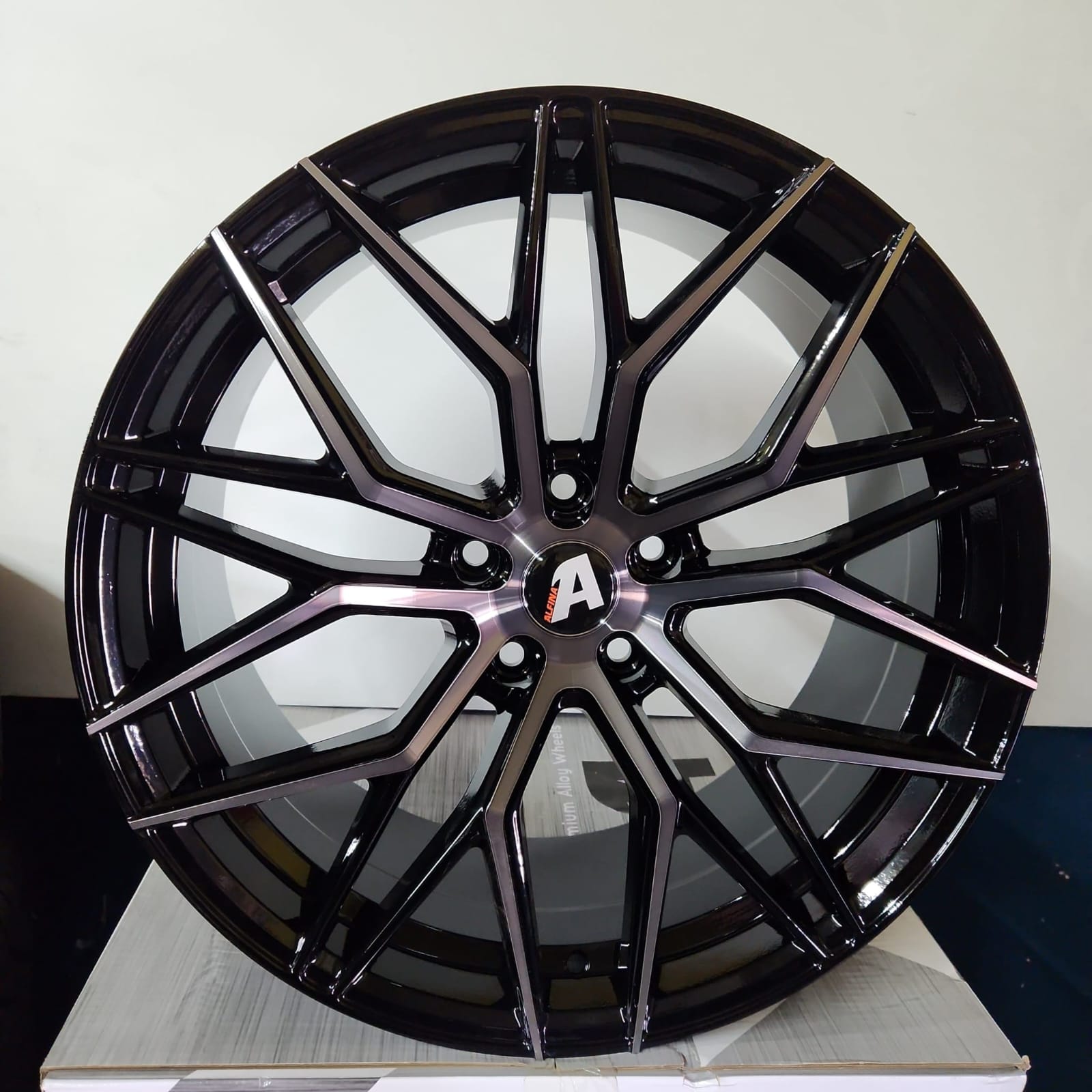W033 20X10.0 5X112 5X114.3 BLACK MACHINED FACE - Gun Hill Tire House (WTW - WHOLESALE TIRES & WHEELS)