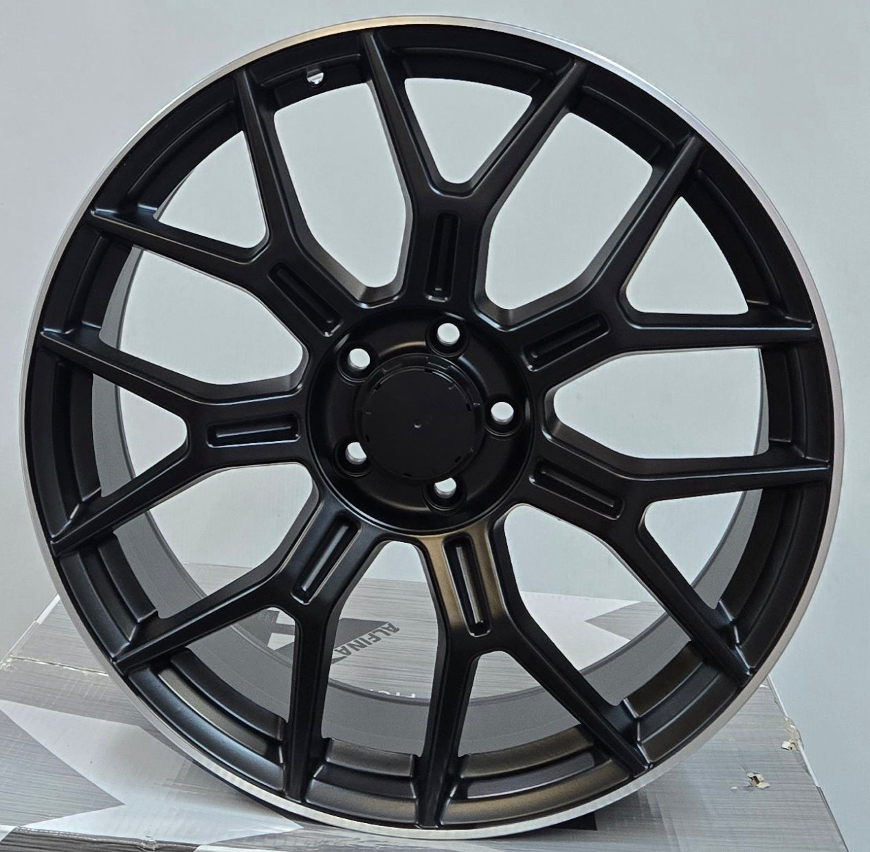 OE - X1142 20x9.5 5x112 MATTE BLACK MACHINED RINGS - Gun Hill Tire House (WTW - WHOLESALE TIRES & WHEELS)
