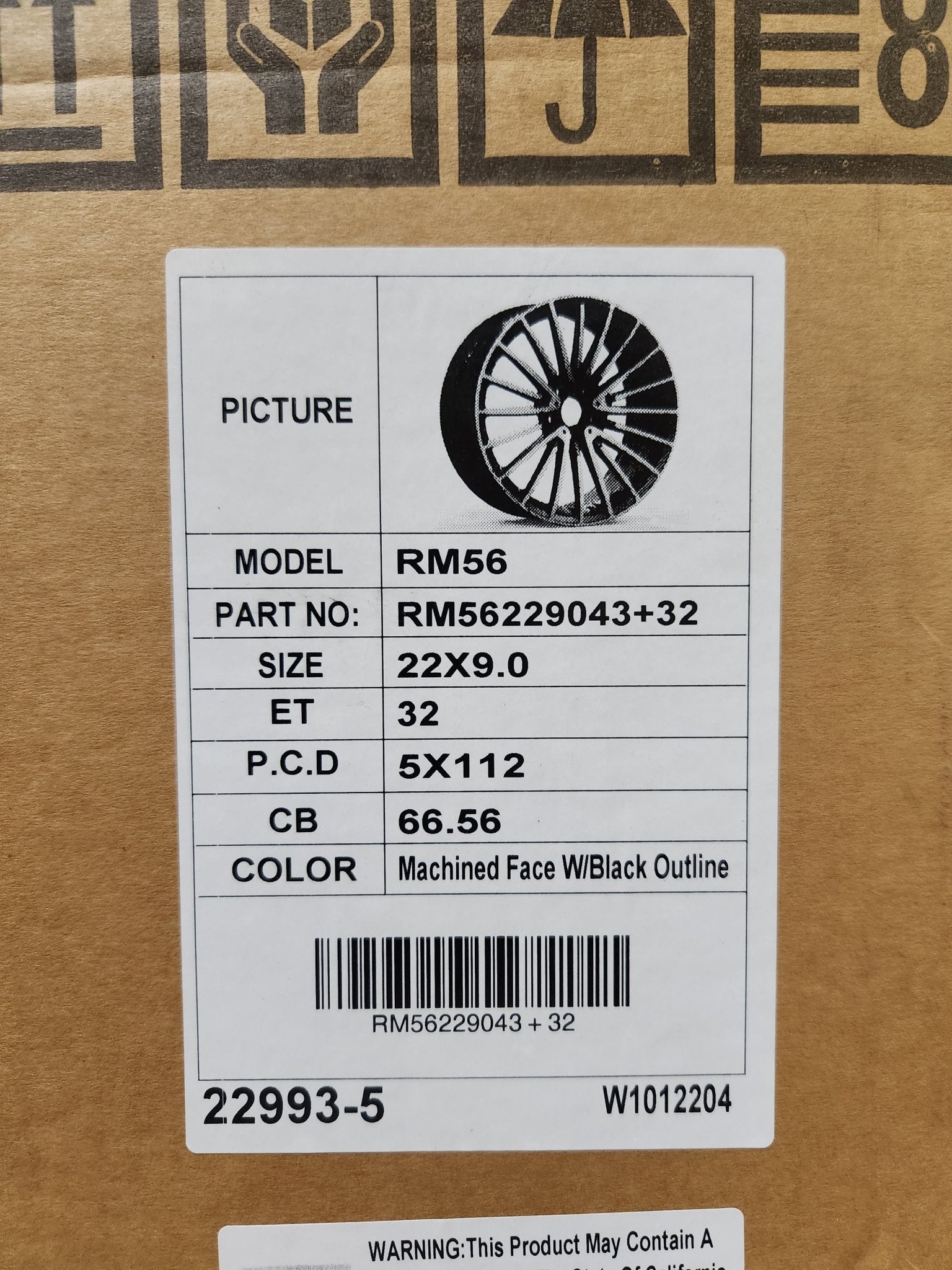 WCL103 WHEELS 22x9.0 5x112 GLOSS BLACK MACHINE - Gun Hill Tire House (WTW - WHOLESALE TIRES & WHEELS)